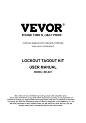 VEVOR BD-G01 Manual