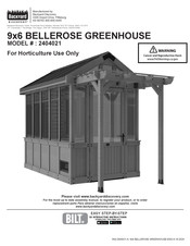 Backyard Discovery BELLEROSE 9x6 Owner's Manual