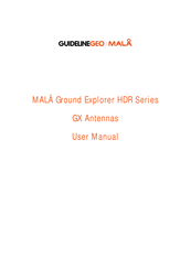Guideline Geo MALA Ground Explorer Series User Manual
