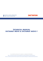 Dictator DICTAMAT MOVE F Technical Manual