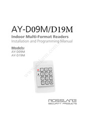 Rosslare AY-D19M Installation And Programming Manual