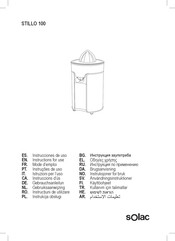 SOLAC STILLO 100 Instructions For Use Manual