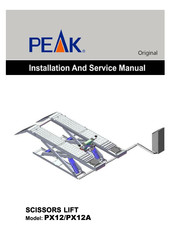 Peak AMGO PX12 Installation And Service Manual