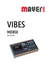 Mayer EMI Vibes MD850 Quick Start Manual