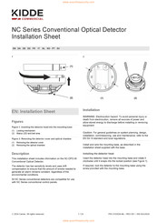 Kidde NC-DPO-W Installation Sheet