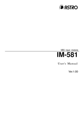 ASTRO IM-581 User Manual