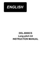 JUKI DDL-8000CS Instruction Manual