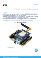 ST Nucleo-64 STM32WL3 Series User Manual