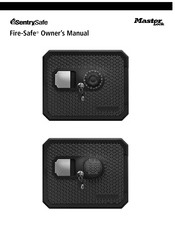 Master Lock SentrySafe Fire-Safe Owner's Manual
