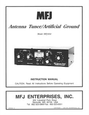MFJ Enterprises MFJ-934 Instruction Manual