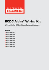 Redarc BCDCWK-101 Manual