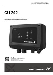 Grundfos CU 202 Installation And Operating Instructions Manual