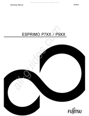 Fujitsu ESPRIMO P9 Series Operating Manual