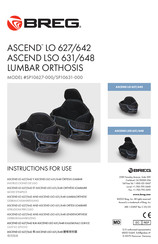 Breg SP10631-000 Instructions For Use Manual