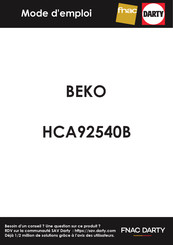 Beko HCA92540B User Manual