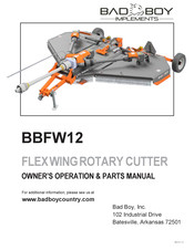 BADBOY BBFW12 Owner's Operation Manual