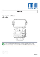 MEGABRAS TM25t User Manual