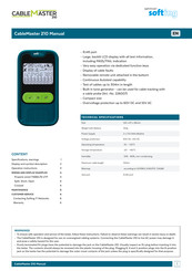 Softing CableMaster 210 Manual