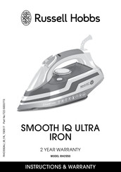Russell Hobbs SMOOTH IQ ULTRA RHC550 Instructions & Warranty