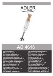Adler Europe AD 4616 User Manual