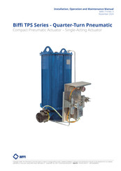 BIFFI TPS 1.5 Installation, Operation And Maintenance Manual