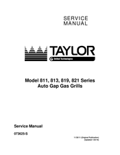 United Technologies TAYLOR C811 Service Manual