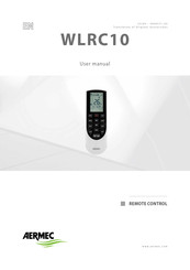 AERMEC WLRC10 User Manual