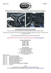 R&G RSET32BK Fitting Instructions Manual