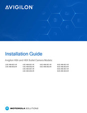 Motorola Avigilon 8.0C-H6X-BO1-IR Installation Manual