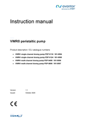 VWR avantor PDP 6408 Instruction Manual
