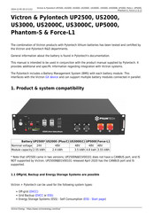 Victron energy Pylontech Pelio-L Manual