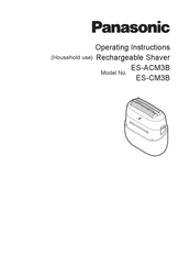 Panasonic ES-CM3BKS503 Operating Instructions Manual