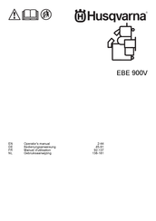 Husqvarna Blastrac EBE 900V Operator's Manual
