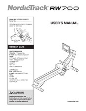 ICON Health & Fitness NTRW15123-INT.0 User Manual