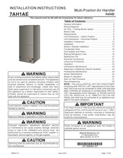 Allied 7AH1AE-036 Installation Instructions Manual