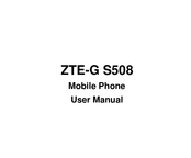 ZTE-G S508 User Manual