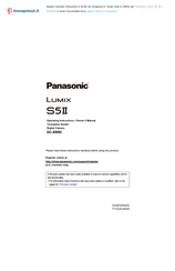 Panasonic LUMIX S5 IIX Operating Instructions And Owner's Manual