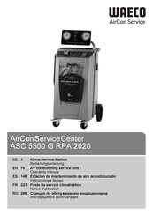 Waeco AirCon ServiceCenter ASC 5500 G RPA 2020 Operating Manual