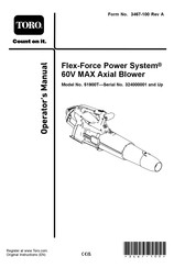 Toro Flex-Force Power System 51900T Operator's Manual