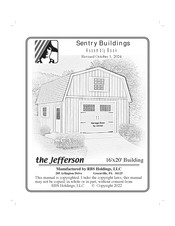 Sentry Buildings Jefferson 16x20 Building Assembly Book