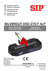 SIP SILVERCUT DISC 270 F ALP Instruction For Work