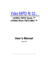 Jaton Video-88PCI-32Plus User Manual