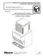 Follett Maestro Plus MCE425A BS Installation Instructions Manual