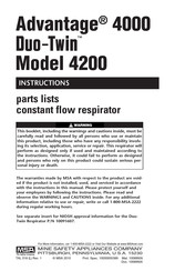 MSA Duo-Twin 4200 Instructions Manual