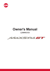 Sym MAXSYM GT Owner's Manual