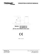 Tronair 02-7818C0110 Operation & Service Manual