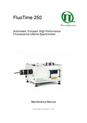PicoQuant FluoTime 250 Maintenance Manual