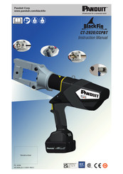 Panduit BlackFin CT-2920/CCPBT Instruction Manual