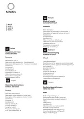 SCHOLTES CI 96I W S Operating Instructions Manual