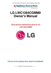 LG LWC1264CGMM0 Service Manual